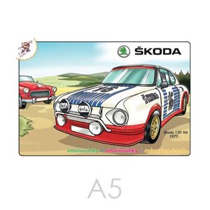 Omalovánky A5 Škoda Auto