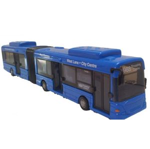Mac Toys Kloubový autobus 1:48 - Modrá barva