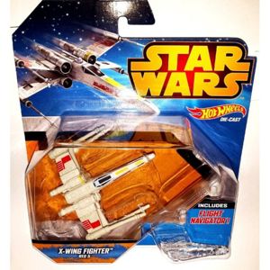 Mattel Hot Wheels Star Wars kolekce hvězdých lodí - X-Wing Fighter RED 5