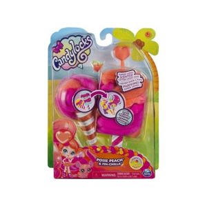 Spin Master Candylocks Voňavá panenka se zvířátkem - Posie Peach a Fin-Chilla