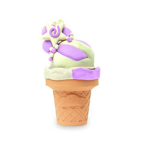 14E5332 - PD Modelína jako zmrzlina - zmrzlina bílo fialová