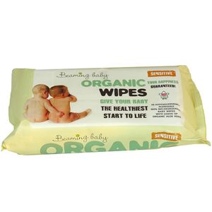 Beaming baby Organické vlhčené ubrousky s vůní 100% biodegradabilní(72 ks)