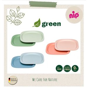 NIP GREEN line talířek, 2ks, mix barev