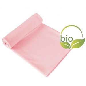 ByBoom Dětská deka 70x100 cm - BIO bavlna, Růžová/Růžová