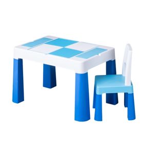 TEGA BABY Sada nábytku pro děti Multifun - stoleček a židlička - modrá