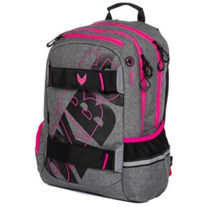 Karton P+P Studentský batoh - OXY Sport GREY LINE pink