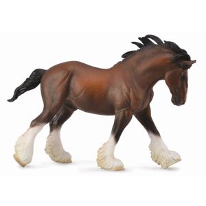 Mac Toys Figurka Clydesdalský kůň hnědý