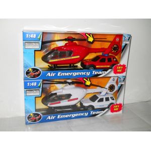 Mac Toys Záchranáři auto a vrtulník 1:48
