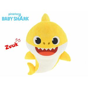 Baby Shark plyšový 28cm žlutý na baterie se zvukem 12m+ v sáčku