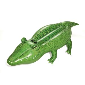 Nafukovací krokodýl s držadlem, 168 x 89 cm