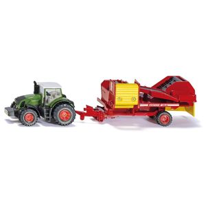 SIKU Farmer - Traktor s vlekem na sklizeň brambor 1:87