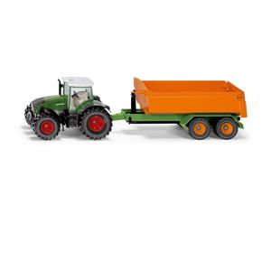 SIKU Farmer - traktor Fendt s vyklápěcím přívěsem, 1:50