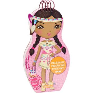 Presco Group Oblékáme indiánské panenky Aponi - omalovánky