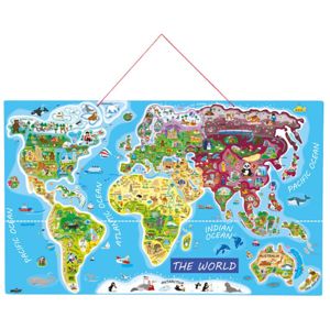 Woody Puzzle - Mapa světa "Orbis pictus" - poškozený obal