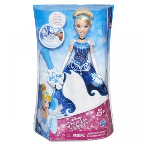 Hasbro Disney Princezny Panenka s vybarovací sukní - poškozený obal