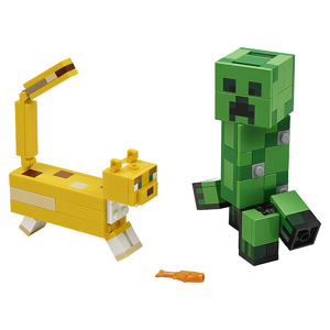 LEGO MINECRAFT 2221156 Velká figurka: Creeper™ a Ocelot - poškozený obal