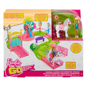 Mattel Barbie mini Pouť herní set - poškozený obal