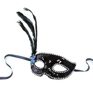 RAPPA Maska plesová s peřím