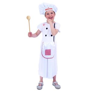 RAPPA Dětský kostým kuchařka (M)