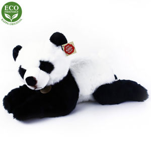Plyšová panda ležící, 43 cm, ECO-FRIENDLY