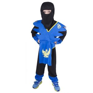 Rappa Dětský kostým Ninja modrý (S)