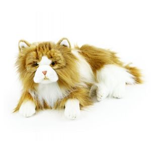 plyšová kočka perská dvojbarevná, 25 cm