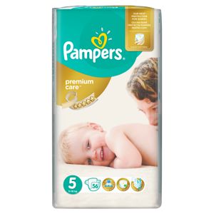 Pampers Premium Care Vel. 5, 56 ks