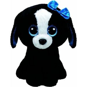 TY Meteor Beanie Boos TRACEY - černobílý pes, 42 cm