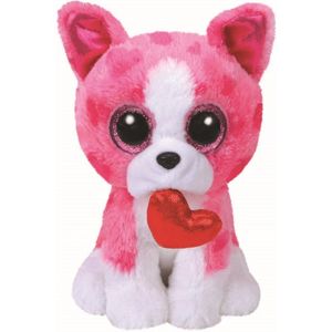 Beanie Boos ROMEO - růžový pes