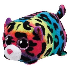 TY Meteor Teeny Tys JELLY - multicolor leopard 10 cm