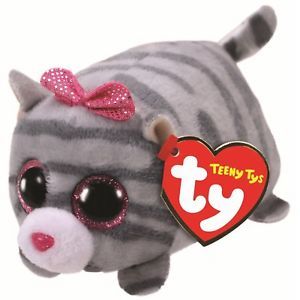 TY Meteor Teeny Tys CASSIE - šedá kočka  10 cm