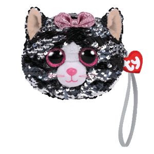 Ty Meteor Fashion Sequins peněženka KIKI - kočka 10 cm
