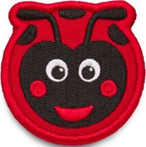 Affenzahn Velcro badge Ladybird - black