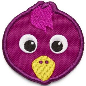 Affenzahn Velcro badge Bird - purple