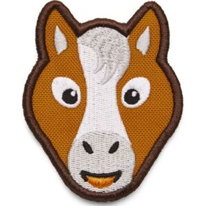 Affenzahn Velcro badge Horse - brown