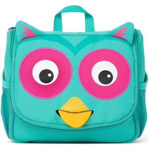 Affenzahn Kids Toiletry Bag Olivia Owl - turquoise