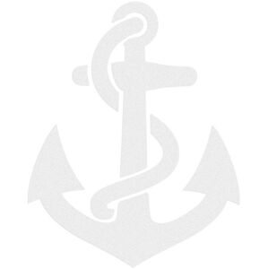 Reflective Berlin Reflective Decals - Anchor - white