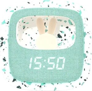 MOB Billy Clock and light - Terrazzo Menthe ? l’eau - LIMITED EDITION
