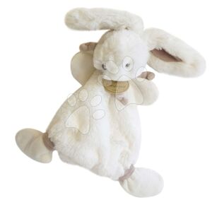 Plyšový zajačik na maznanie Bunny Bonbon Doudou et Compagnie béžový 26 cm v darčekovom balení od 0 mes DC2123