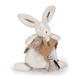Plyšový zajačik Bunny Happy Wild Doudou et Compagnie hnedý 25 cm v darčekovom balení od 0 mes DC3740