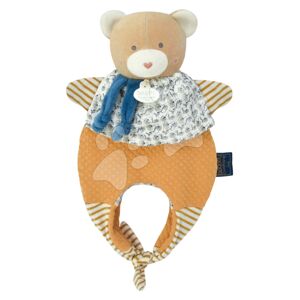 Plyšový medvedík na bábkové divadlo Doudou Amusette 3v1 Doudou et Compagnie žltý 30 cm od 0 mes DC3823