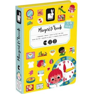 Janod Learn to tell the time magneti' book