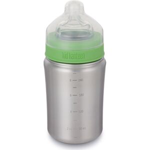 Klean Kanteen Baby Bottle w/Medium Flow Nipple - brushed stainless 266 ml