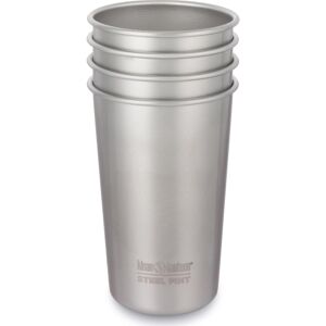 Klean Kanteen Steel Cup - 4 Pack - brushed stainless 473 ml