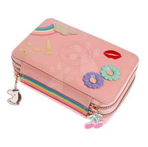 Školní penál Pencil Box Filled Lady Gadget Pink Jeune Premier ergonomický luxusní provedení 20*7 cm