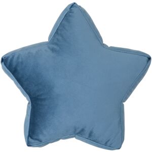 Sametový polštář Betty’s Home ve tvaru hvězdy malý - Blue