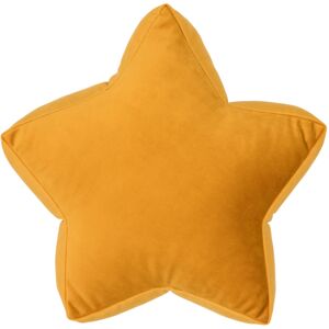 Sametový polštář Betty’s Home ve tvaru hvězdy malý - Yellow